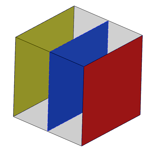 상단, 중단, 하단 면 설명