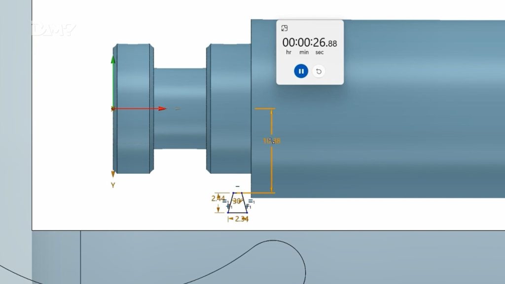 나사산 생성 기존 방식