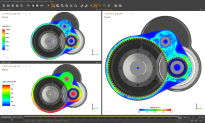 Dassult system Xflow 해석 예시1