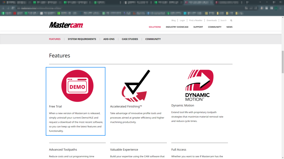 마스터캠 홈페이지